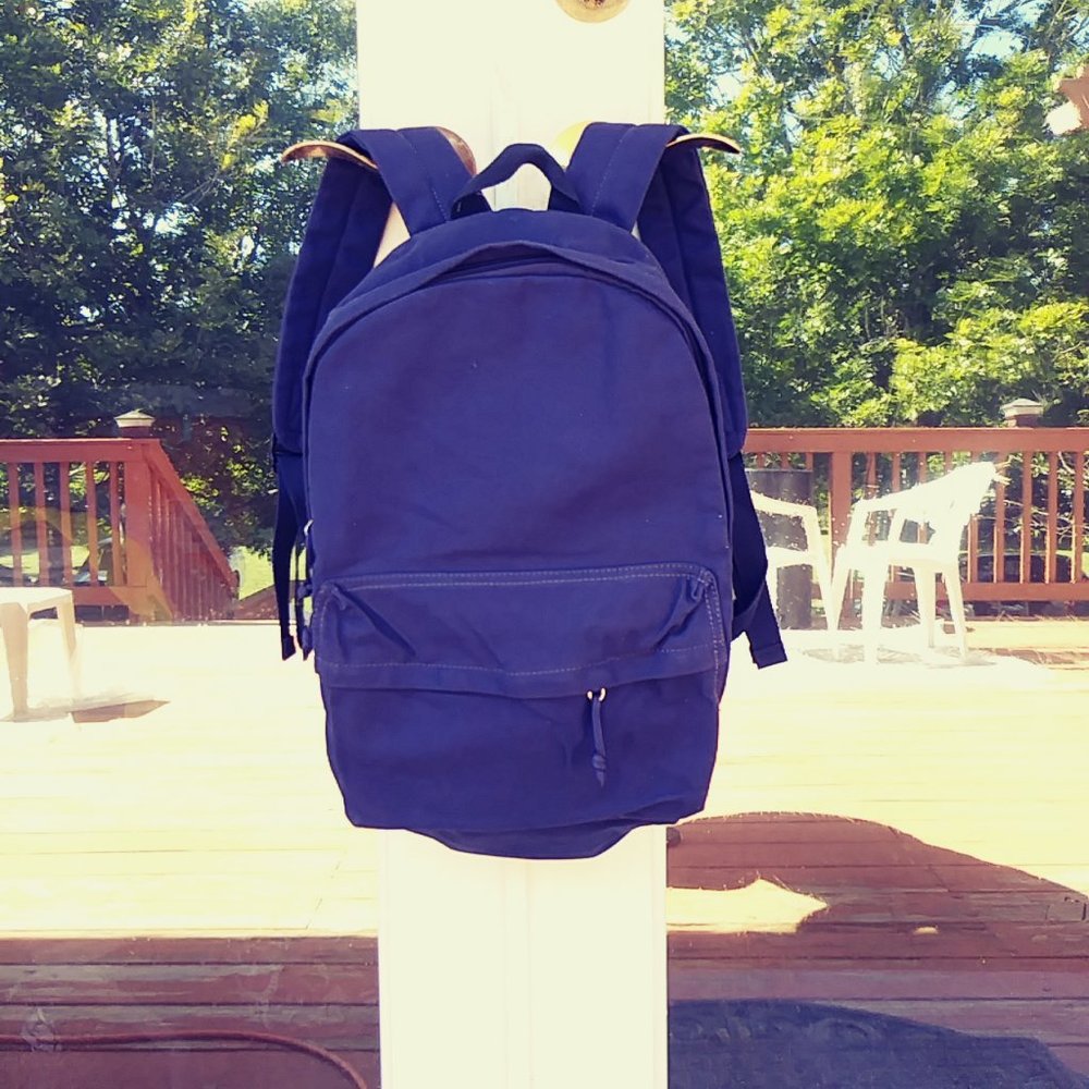 ZKMODE BLUE BACKPACK HEAVY CLOTH/CANVAS NWT